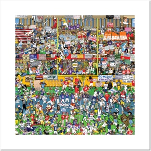 Gridiron Mishmash Posters and Art